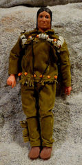 Lone Ranger; Tonto Action Figure © 1973 Gabriel